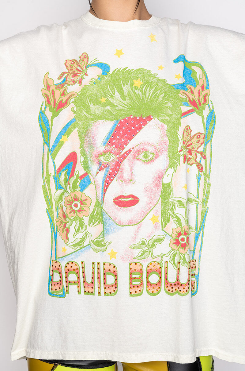 david bowie t shirt dress AMPLIFIED Damen T-Shirt Kleid DAVID BOWIE pink neu Einzelstck Gr. XS