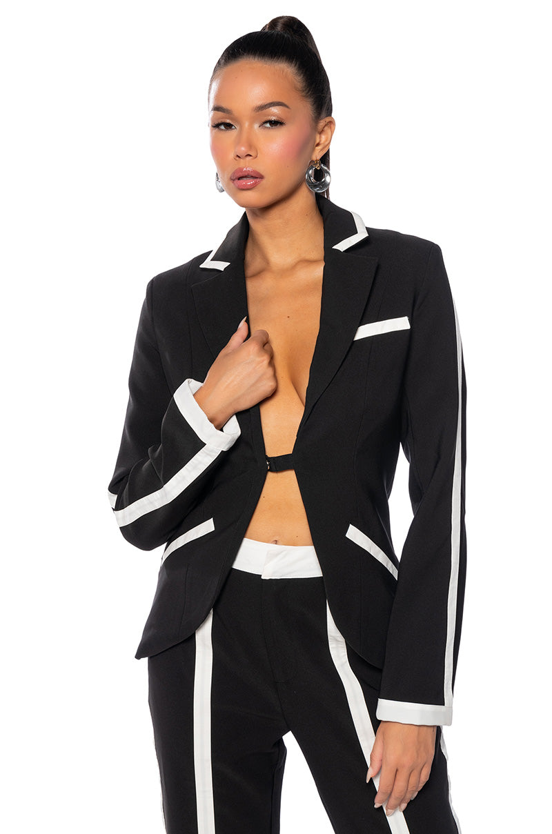 Front View Day To Night Blazer Jacket