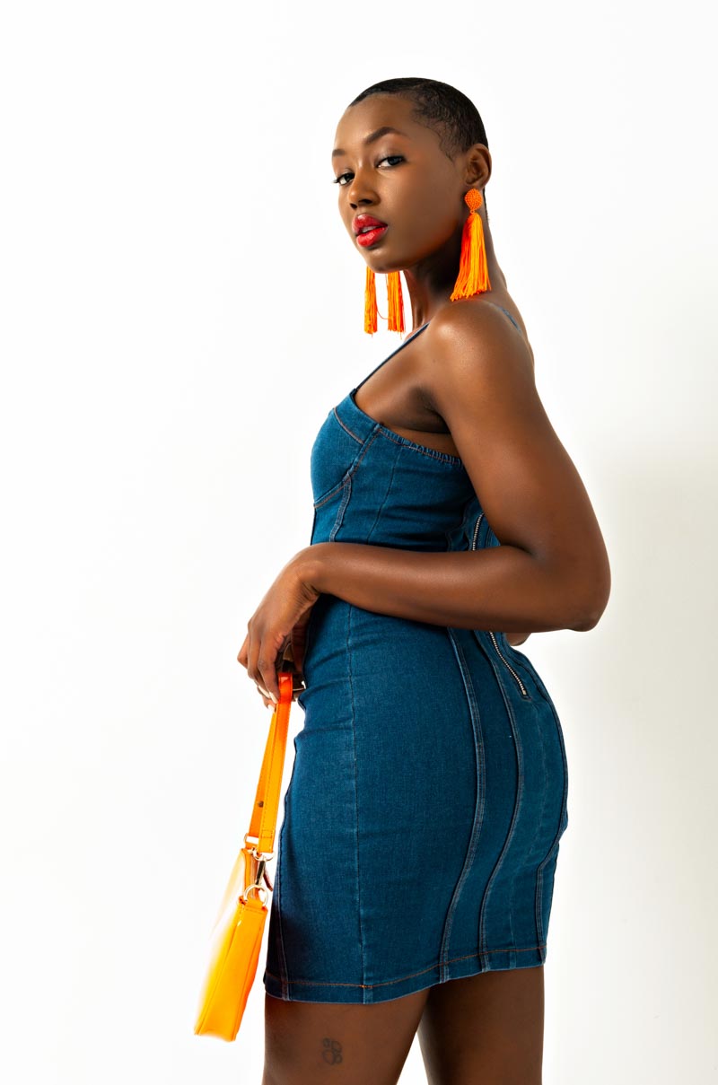 denim mini tube dress Press Play Strapless Mini Dress Denim Blue