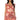 Front View Daydreamer Floral Pleated Ruffle Mini Dress