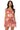 Front View Daydreamer Floral Pleated Ruffle Mini Dress