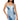 Front View Daytona Patchwork Denim Mini Dress