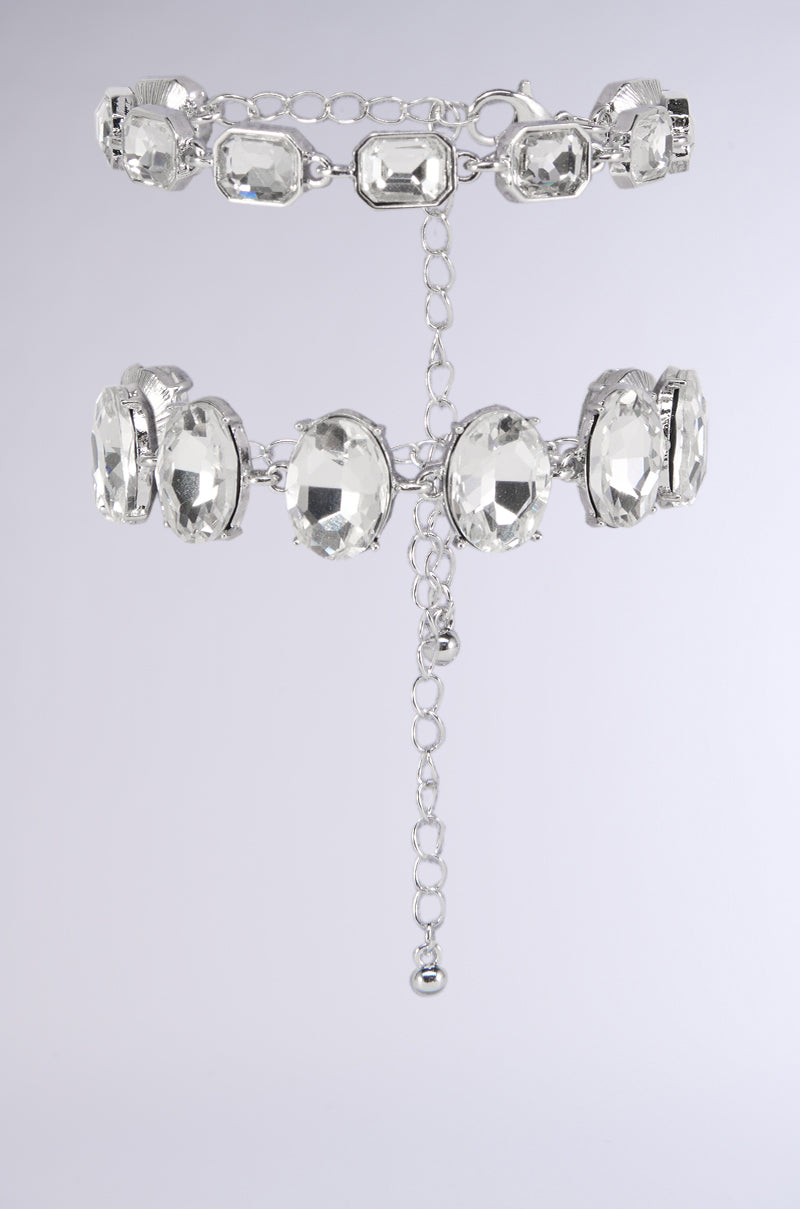 Side View Decked Out Anklet Set