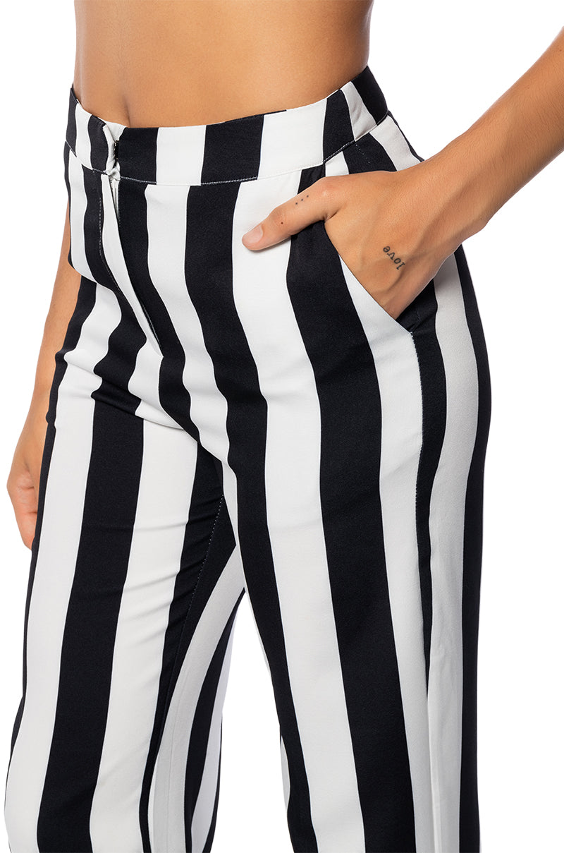 Extra View Deetz Stripe Wide Leg Trouser 6