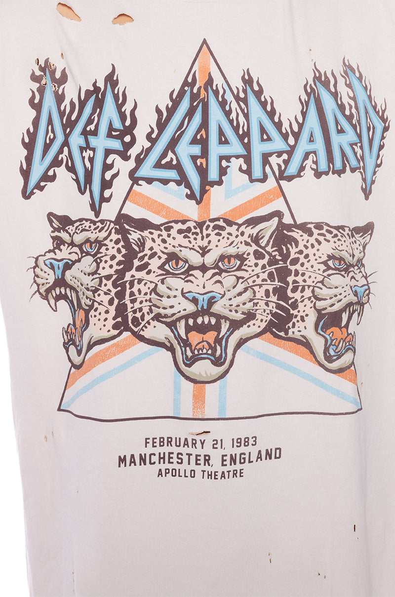 Extra View Def Leppard Distressed Dress