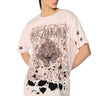 Front View Def Leppard Oversized Shirt Dress