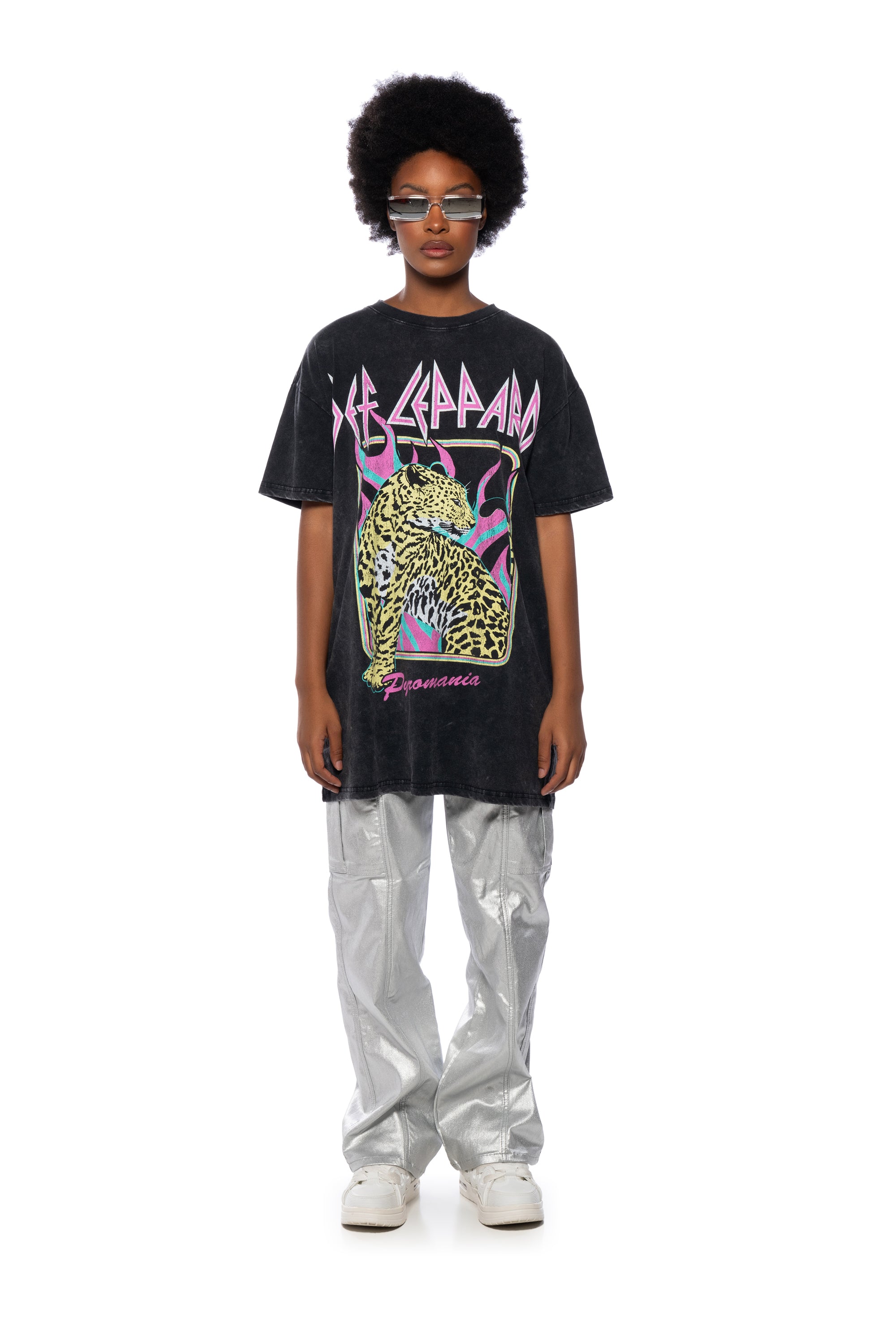 Extra View Def Leppard Pyromania Tshirt Dress