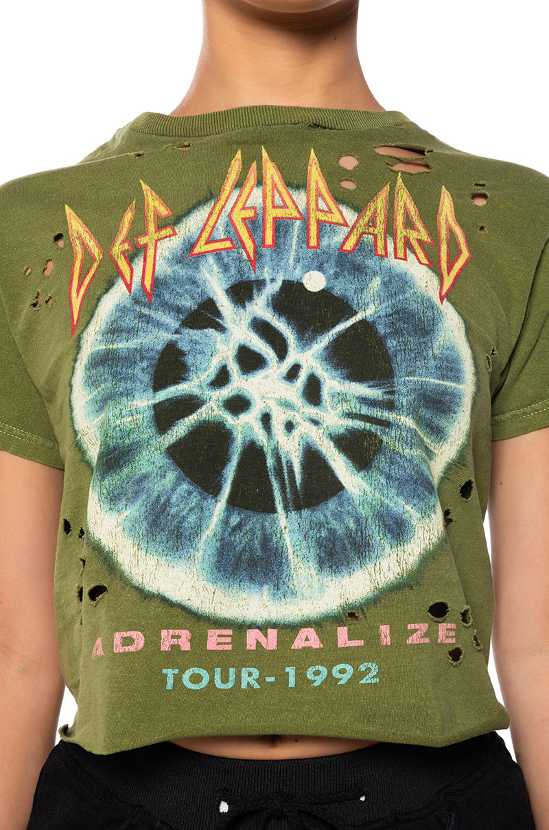 Extra View Def Leppard Short Sleeve Baby Tee