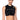 Front View Deja Embellished Sleeveless Crop Sweater