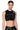 Front View Deja Embellished Sleeveless Crop Sweater