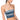 Front View Delia Studded Denim Corset Top