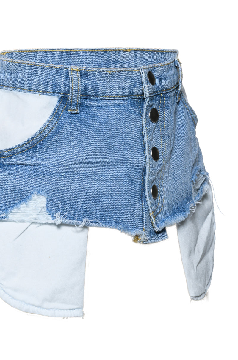 Full View Denim Babe Button Up Belt 3