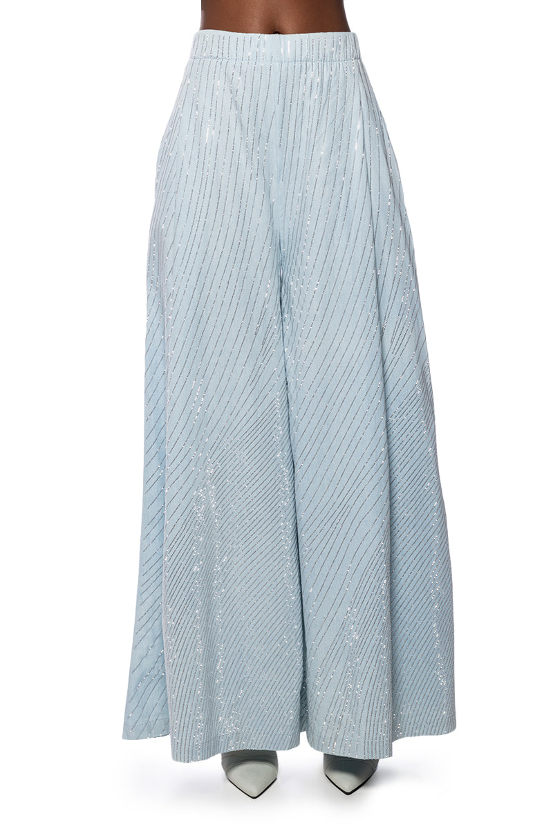 Full View Denimania Rhinestone Wide Leg Pants 9