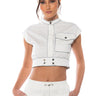 Front View Destination Cropped Cargo Top