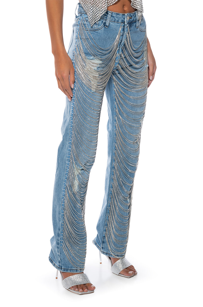 Extra View Diamonds Are Forever Straight Fit Jeans 12