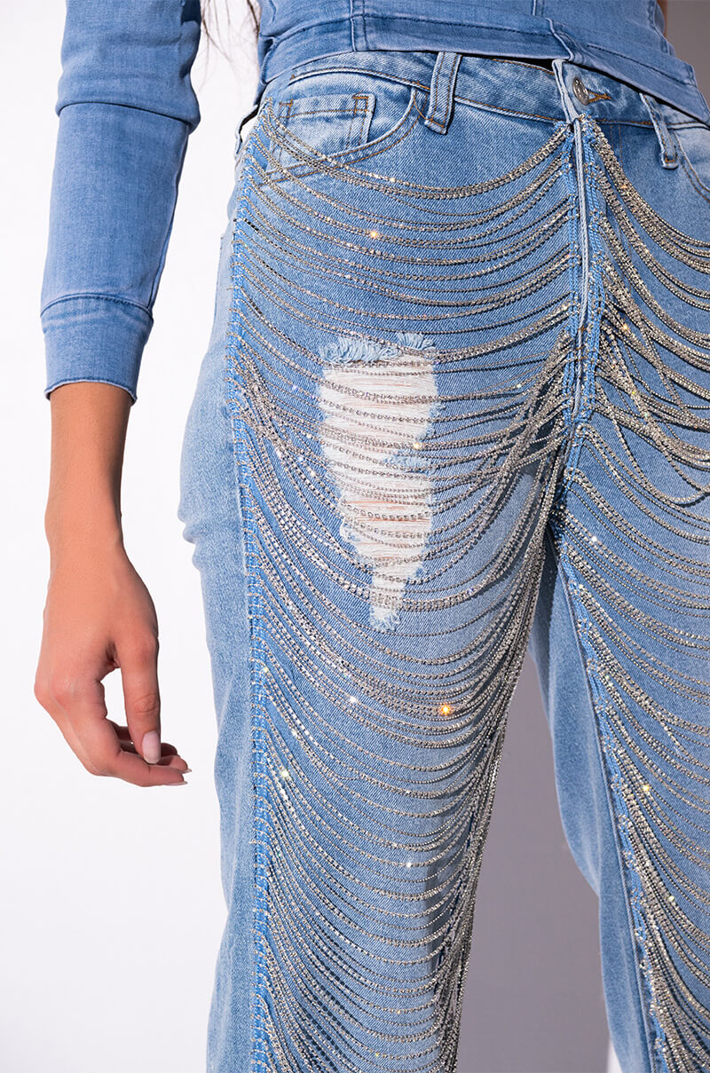 Extra View Diamonds Are Forever Straight Fit Jeans 15