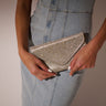 Front View Diamonds Dancing Clutch