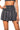 Side View Diamonds Dancing Pleated Mini Skirt In Black