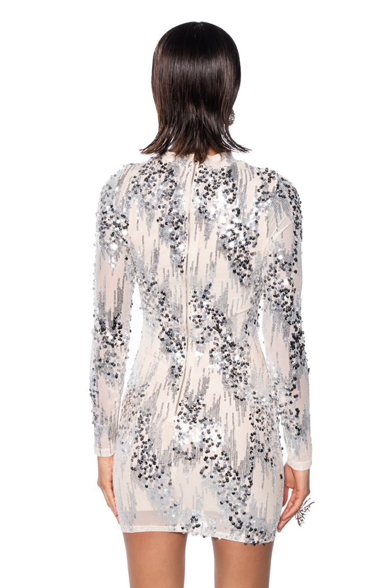 Detail View Diana Sequin Embellished Mini Dress 3