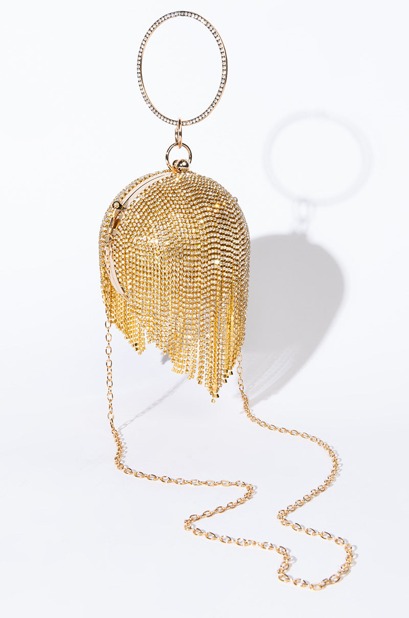 Back View Disco Drip Ball Purse