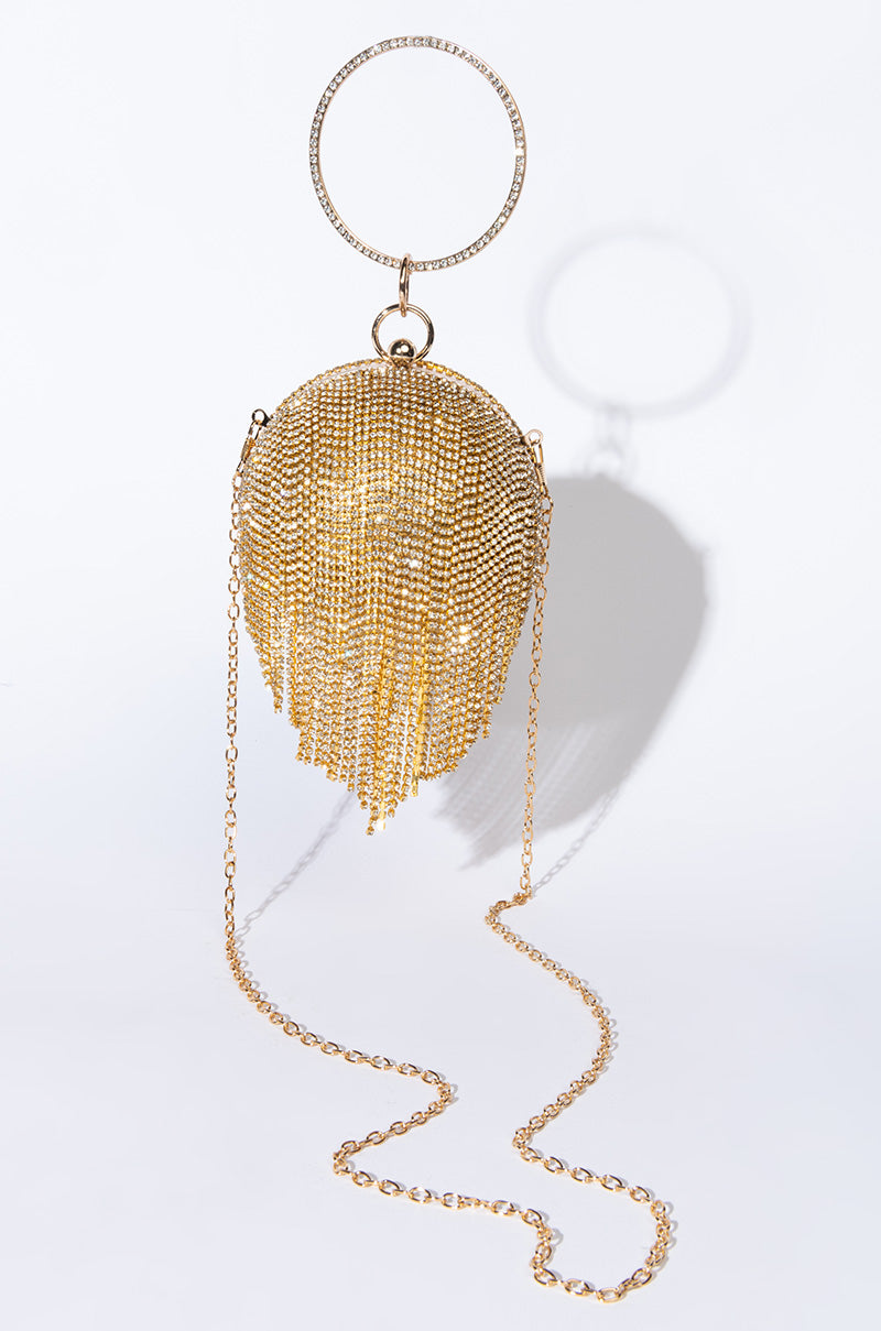 Detail View Disco Drip Ball Purse