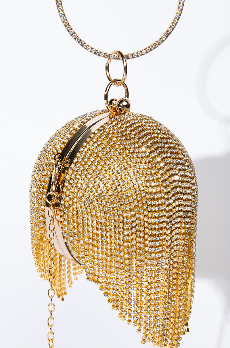 Full View Disco Drip Ball Purse