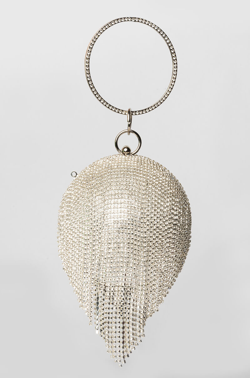 Side View Disco Drip Ball Purse