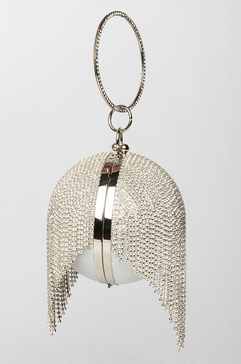 Detail View Disco Drip Ball Purse