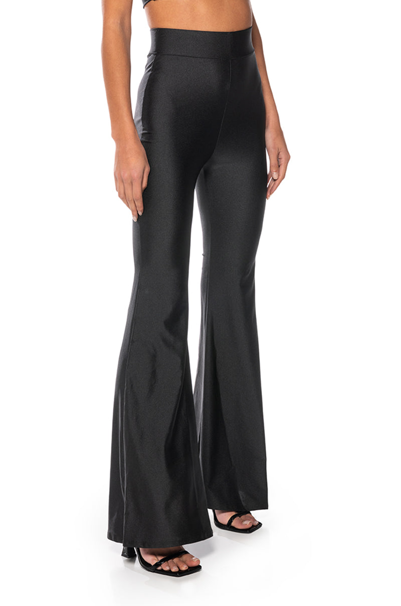 Side View Disco Night Flared Trouser