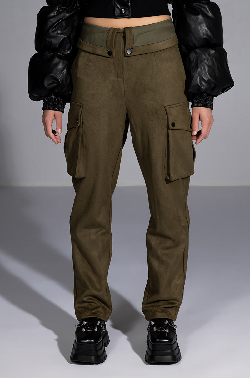 DISTRACTION FOLD OVER CARGO PANTS view 0