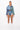 Extra View Ditzy Daze Patchwork Distress High Rise Denim Shorts