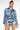Extra View Ditzy Daze Patchwork Distress High Rise Denim Shorts