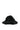 Side View Divine Feminine Oversized Faux Fur Bucket Hat In Black