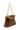 Back View Divine Tan Faux Fur Purse