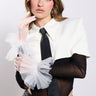 Front View Divine Tulle Gloves