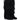 Front View Dixie Fringe Wedge Boot In Black