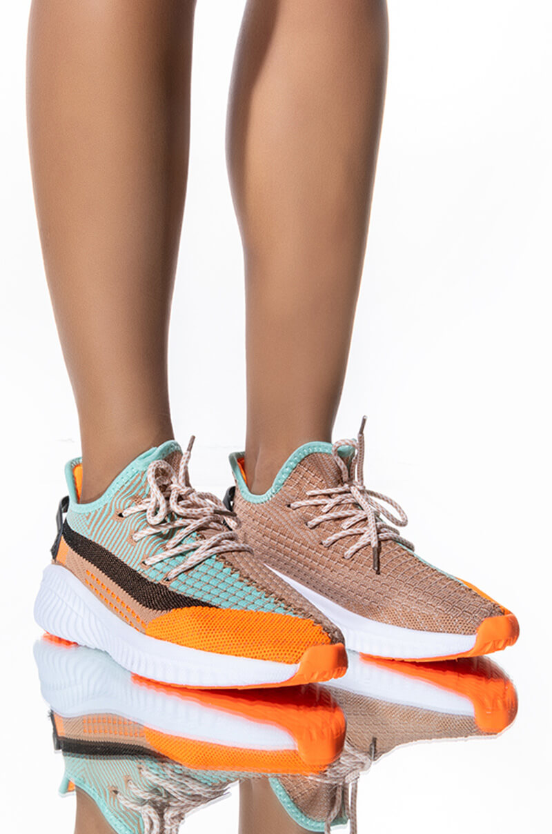 Front View Do It Like This Flat Sneaker
