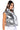 Side View Do It Yourself Metallic Puffer Vest In Silver