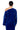 Extra View Do No Wrong Velvet Long Sleeve Top In Royal Blue