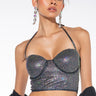 Front View Doing It Right Rhinestone Corset