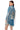Side View Dollys Sis Rhinestone Long Denim Jacket