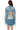 Full View Dollys Sis Rhinestone Long Denim Jacket