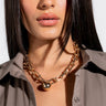 Front View Dome Chunky Necklace