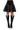 Extra View Dont Hate The Player Pleated Mesh Mini Skirt