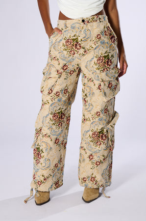 パンツ MADISON JACQUARD CARGO PANTS thetoe The Toe Madison Jacquard Cargo Pants