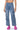 Front View Dont Take Him Back Wide Leg Suspender Cargo Jeans