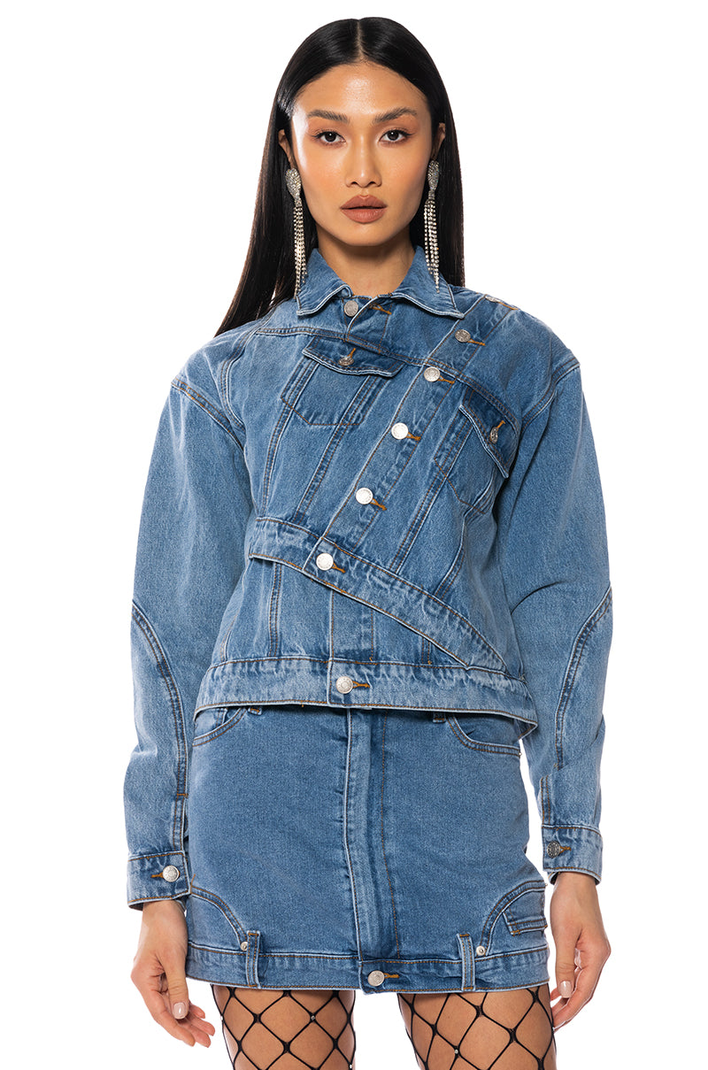 DOUBLE TIME DENIM PULLOVER view 0
