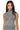 Front View Double Vision Cropped Mock Neck Sweater