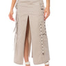 Front View Down For Anything Cargo Maxi Skirt