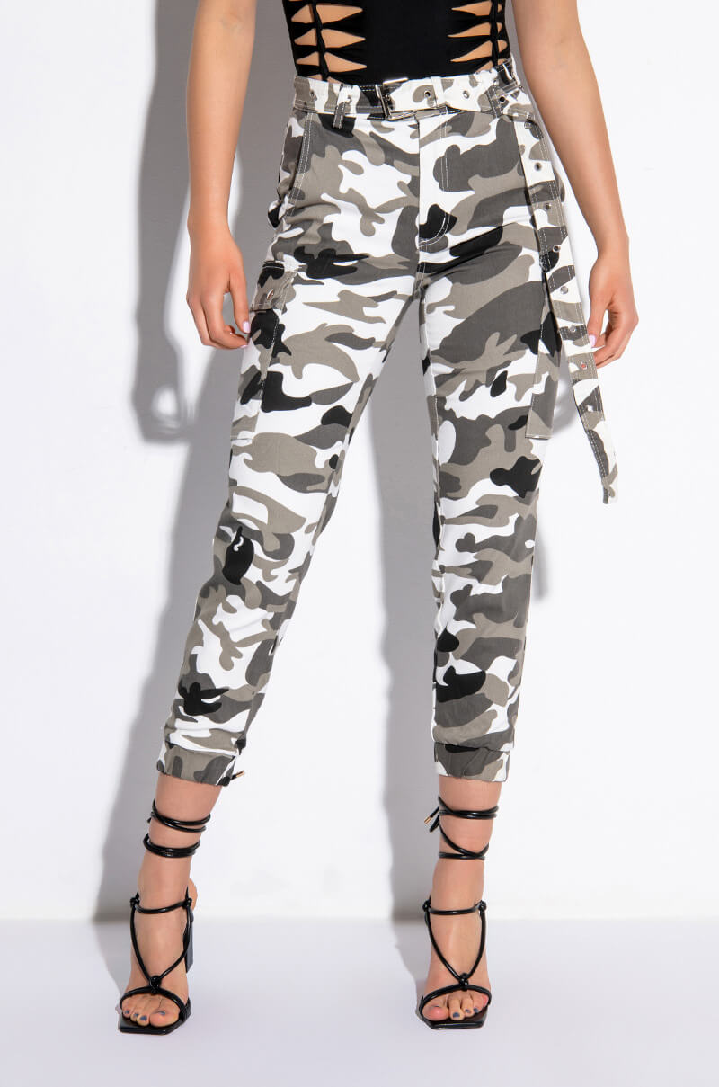 Front View Down For Real Cargo Pants